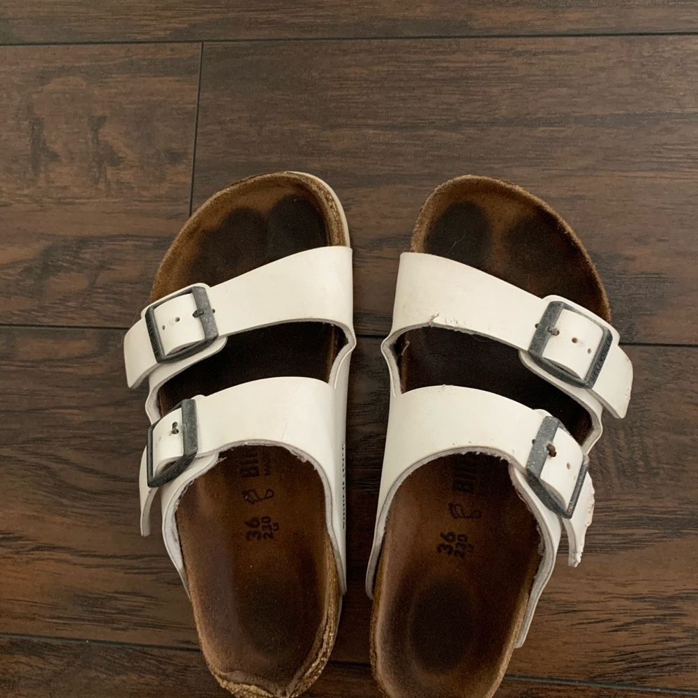 Birkenstock White Sandals